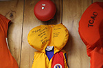 Life vest of a rescued person