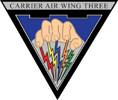 CVW-3, Carrier Air Wing 3, logo - courtesy US Navy